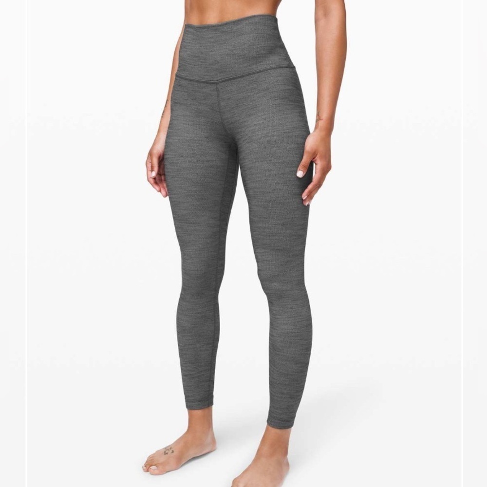 Lululemon- Heathered Herringbone Align Pant II 25”